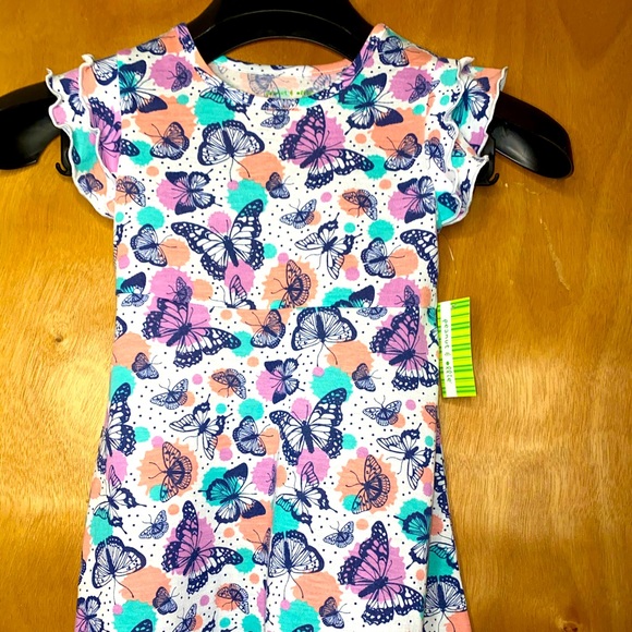 Girls Peanut & Ollie Butterfly Dress - Picture 3 of 7